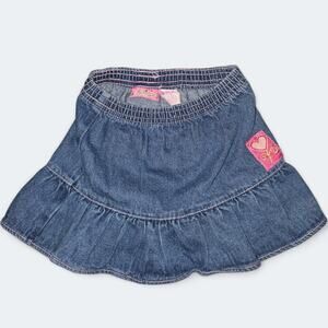 Vintage Strawberry ShortCake Denim Skirt Toddler Size 4T